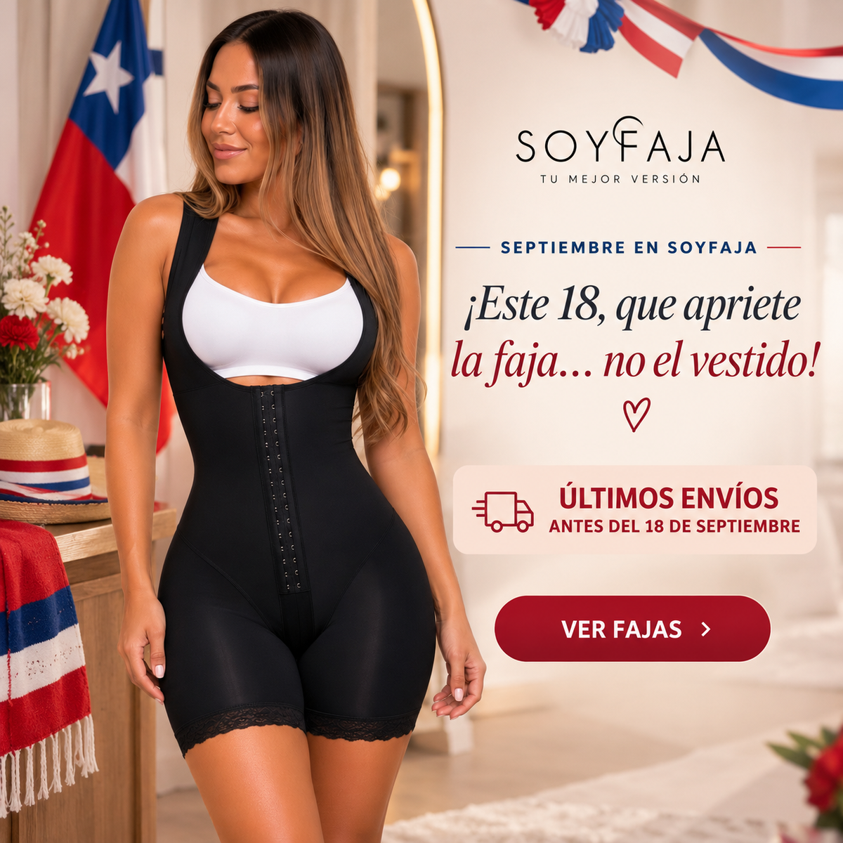 Faja  Premium Full · Alta Compresión + FAJA DEPORTIVA DE REGALO