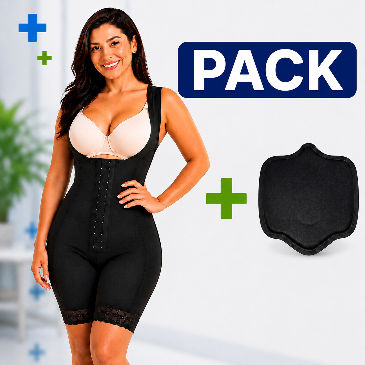 Pack Bono PAD Postoperatorio · Faja + Tabla  + FAJA DE AVISPA DE REGALO