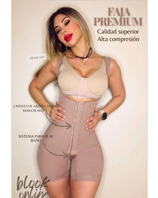 "Faja Premium de alta compresión para mujer - Calidad superior, realza cintura y glúteos - Blook Online Chile"