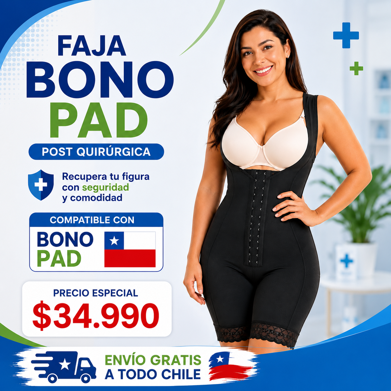 Faja Postoperatoria Bono PAD